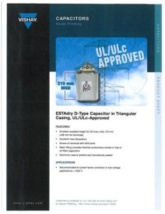 ESTA Triangular Capacitor – Power Factor Correction