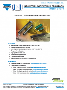 Industrial Wirewound - Vitreous Coated