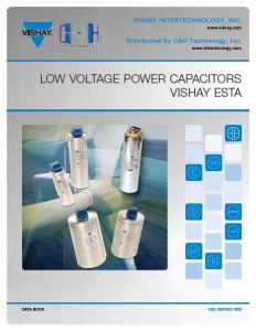ESTA Low Voltage Capacitors